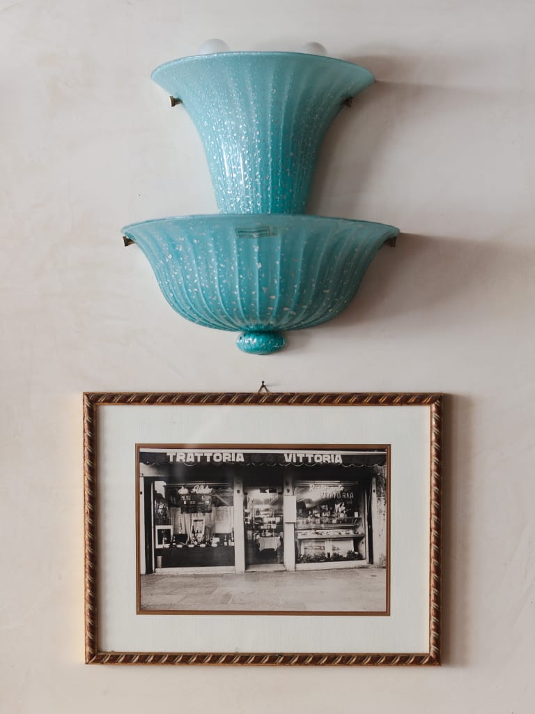 dettaglio interni trattoria vittoria da aldo