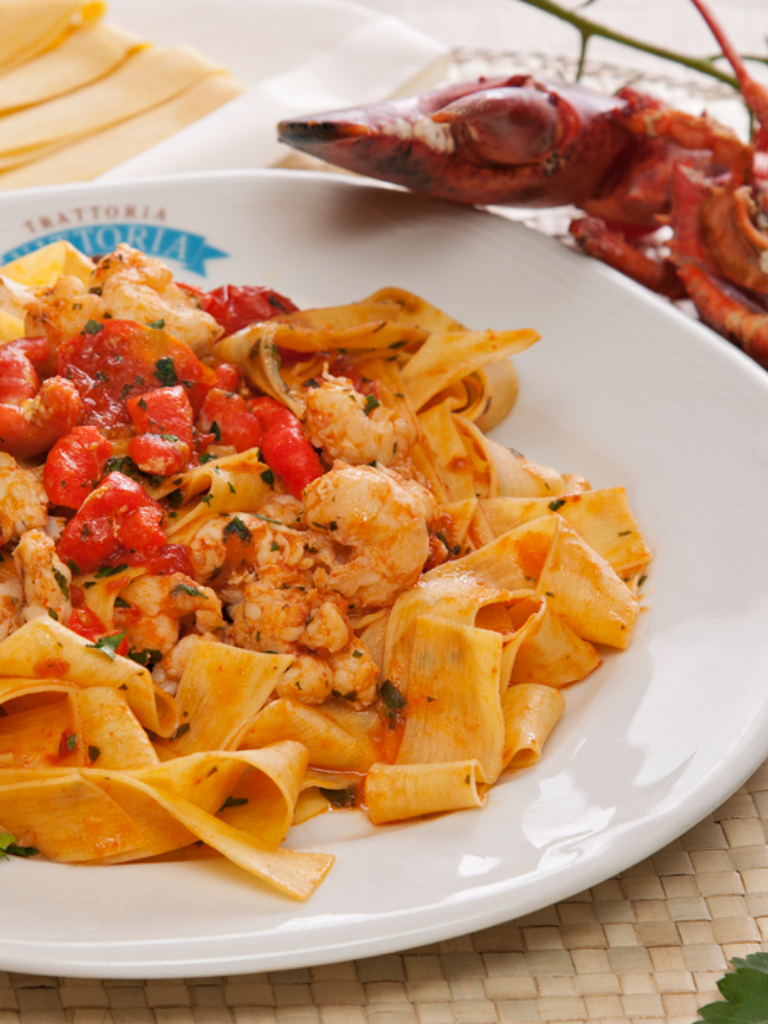 Pappardelle Astice Trattoria Vittoria Da Aldo — Trattoria Vittoria